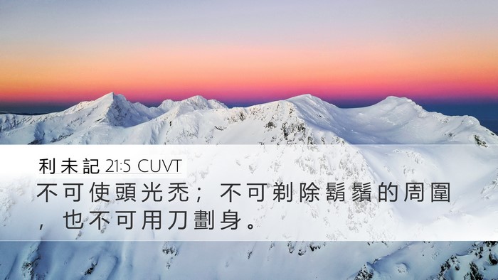 利 未 記 21:5 CUVT Bible Verse Image