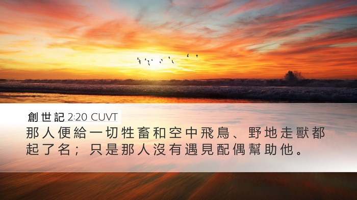 創 世 記 2:20 CUVT Bible Verse Image