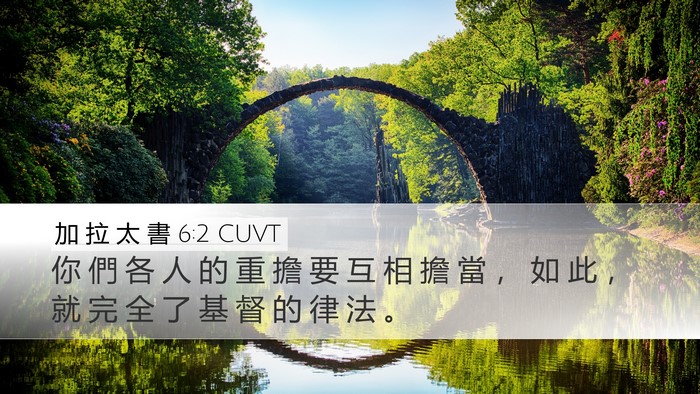 加 拉 太 書 6:2 CUVT Bible Verse Image