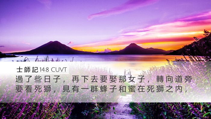 士 師 記 14:8 CUVT Bible Verse Image