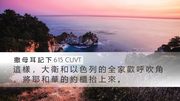 撒 母 耳 記 下 6:15 CUVT Bible Verse Image