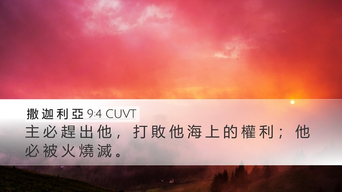 撒 迦 利 亞 9:4 CUVT Desktop Wallpaper - 主 必 趕 出 他 ， 打 敗 他 海 上 的 - Desktop Bible Verse Wallpaper