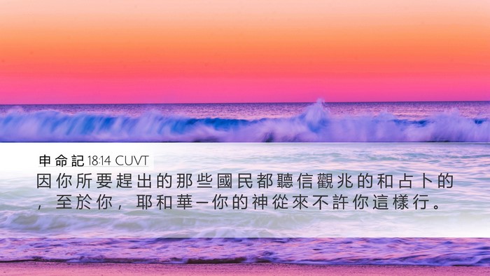 申 命 記 18:14 CUVT Bible Verse Image
