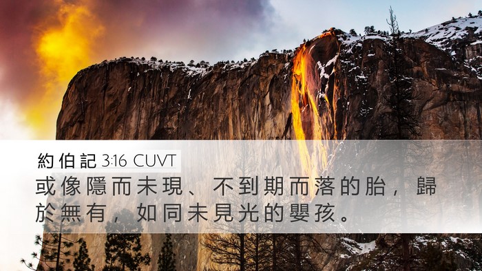 約 伯 記 3:16 CUVT Bible Verse Image