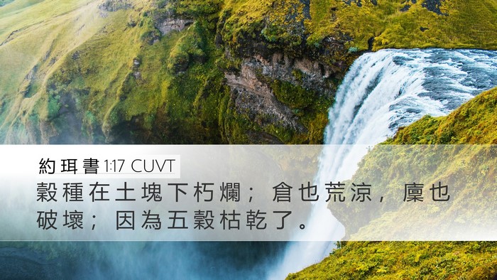 約 珥 書 1:17 CUVT Bible Verse Image