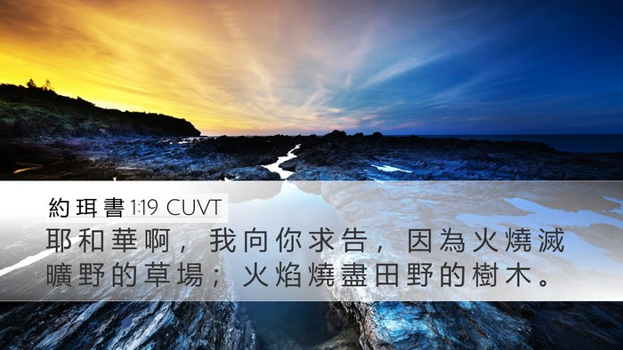 約 珥 書 1:19 CUVT Bible Verse Image