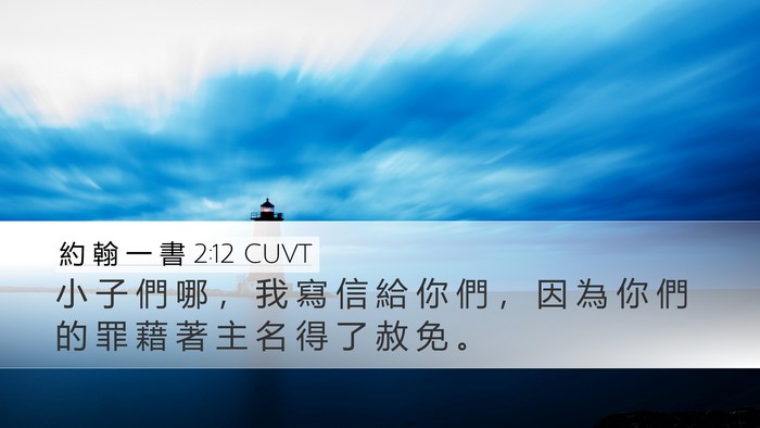 約 翰 一 書 2:12 CUVT Bible Verse Image
