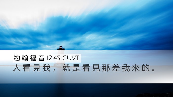 約 翰 福 音 12:45 CUVT Bible Verse Image