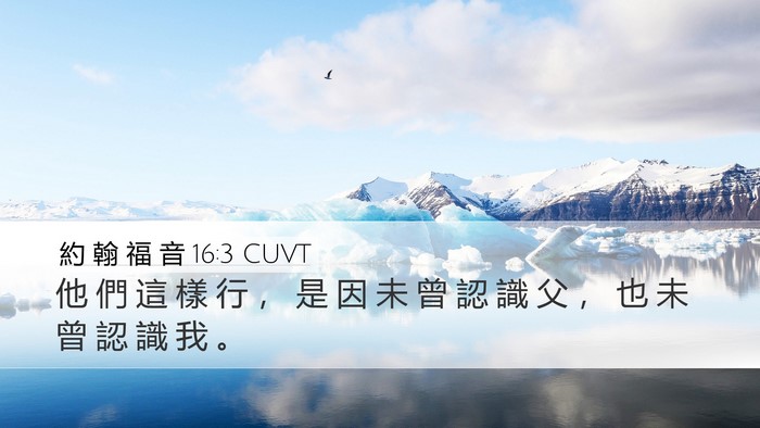 約 翰 福 音 16:3 CUVT Bible Verse Image