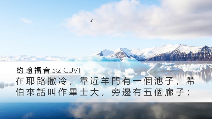 約 翰 福 音 5:2 CUVT Bible Verse Image