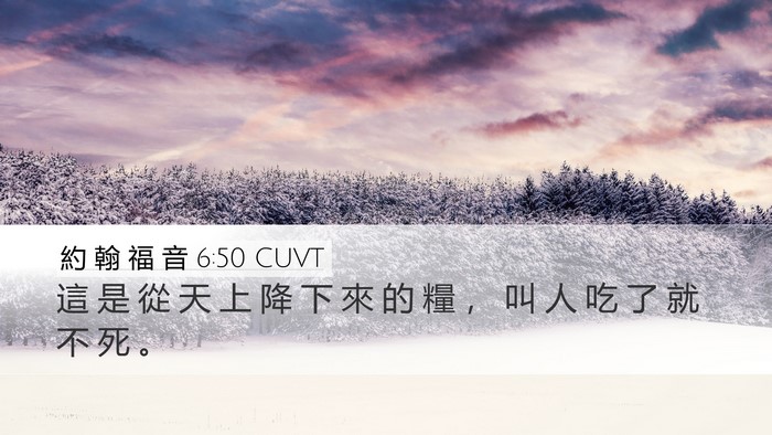 約 翰 福 音 6:50 CUVT Bible Verse Image