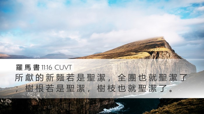 羅 馬 書 11:16 CUVT Bible Verse Image
