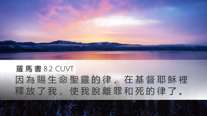 羅 馬 書 8:2 CUVT Bible Verse Image