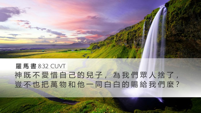 羅 馬 書 8:32 CUVT Bible Verse Image