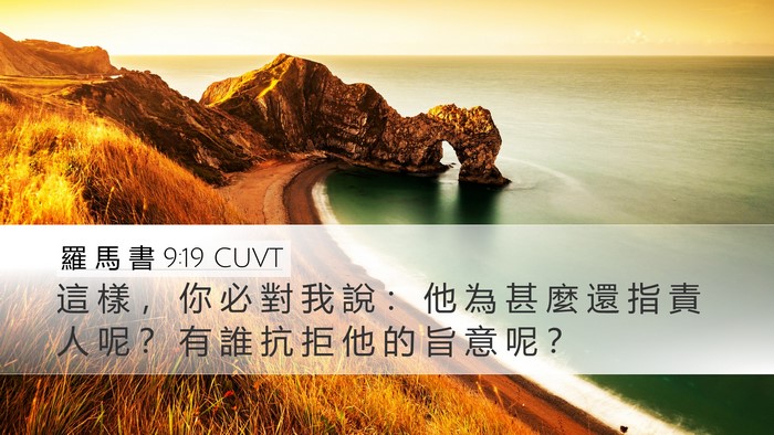 羅 馬 書 9:19 CUVT Bible Verse Image