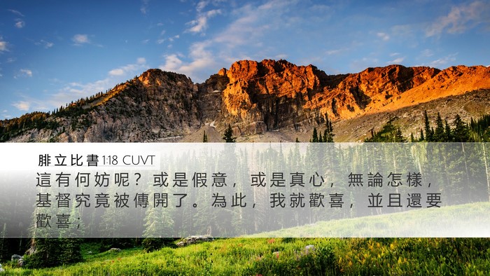 腓 立 比 書 1:18 CUVT Bible Verse Image