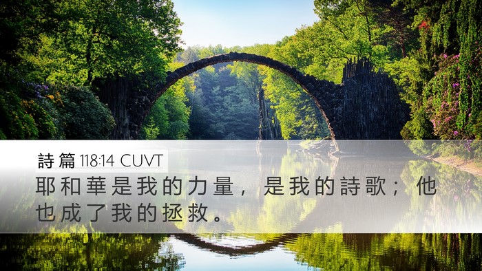 詩 篇 118:14 CUVT Bible Verse Image