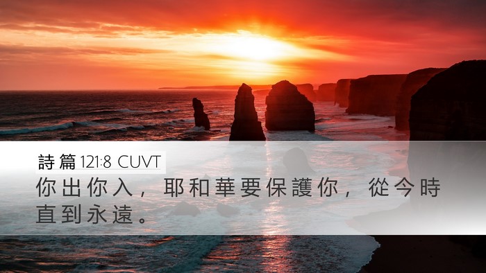 詩 篇 121:8 CUVT Bible Verse Image