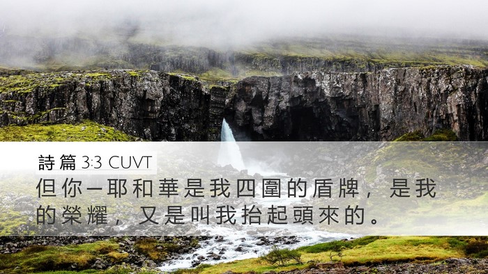 詩 篇 3:3 CUVT Bible Verse Image