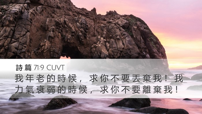 詩 篇 71:9 CUVT Bible Verse Image