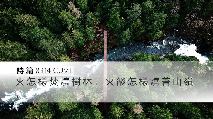 詩 篇 83:14 CUVT Bible Verse Image