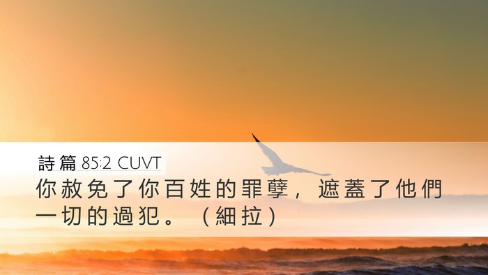 詩 篇 85:2 CUVT Bible Verse Image