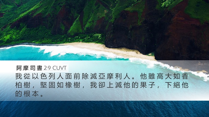 阿 摩 司 書 2:9 CUVT Bible Verse Image