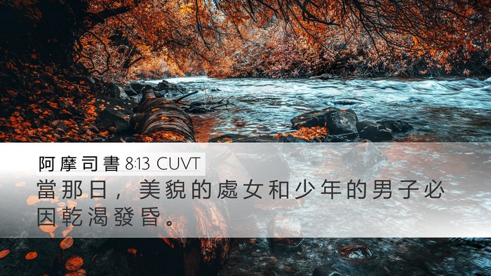 阿 摩 司 書 8:13 CUVT Bible Verse Image
