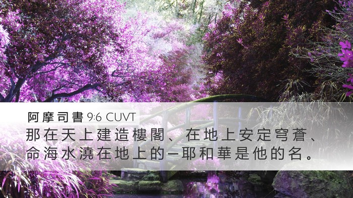 阿 摩 司 書 9:6 CUVT Bible Verse Image