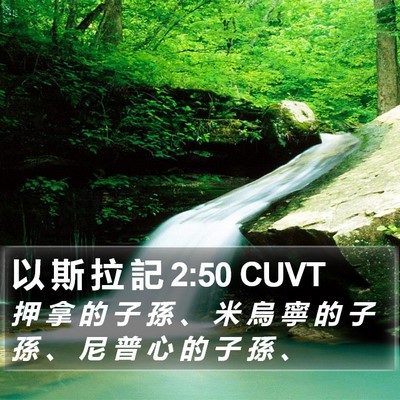 以 斯 拉 記 2:50 CUVT Bible Verse Image