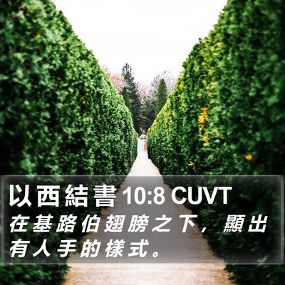 以 西 結 書 10:8 CUVT Bible Verse Image
