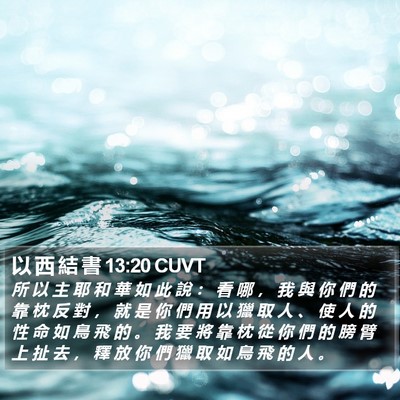 以 西 結 書 13:20 CUVT Bible Verse Image