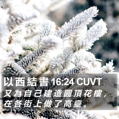 以 西 結 書 16:24 CUVT Bible Verse Image