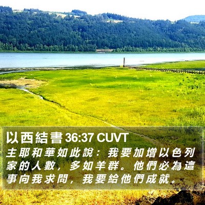 以 西 結 書 36:37 CUVT Bible Verse Image
