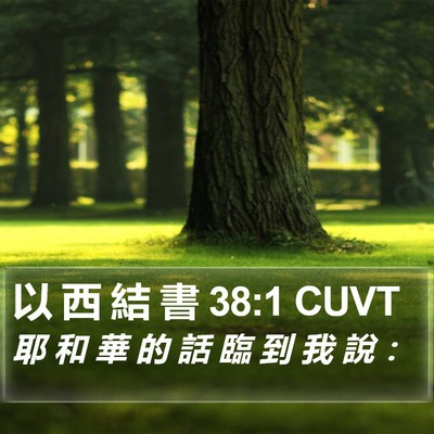 以 西 結 書 38:1 CUVT Bible Verse Image