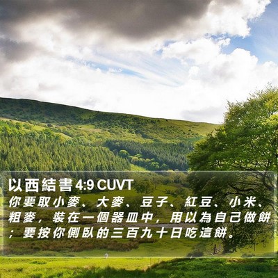 以 西 結 書 4:9 CUVT Bible Verse Image