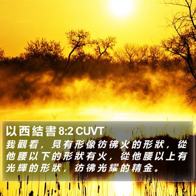 以 西 結 書 8:2 CUVT Bible Verse Image