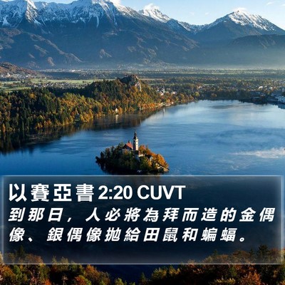以 賽 亞 書 2:20 CUVT Bible Verse Image