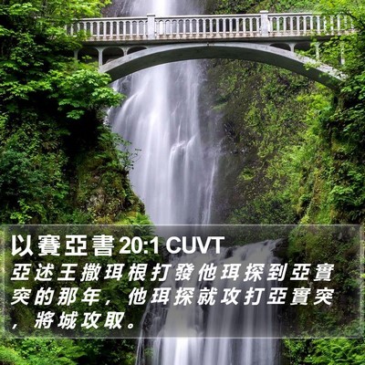 以 賽 亞 書 20:1 CUVT Bible Verse Image