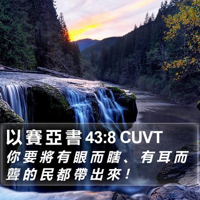 以 賽 亞 書 43:8 CUVT Bible Verse Image