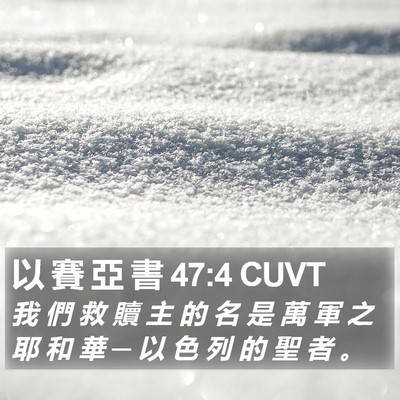 以 賽 亞 書 47:4 CUVT Bible Verse Image