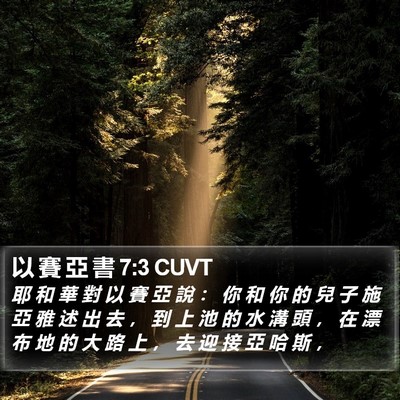 以 賽 亞 書 7:3 CUVT Bible Verse Image