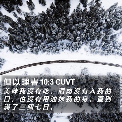 但 以 理 書 10:3 CUVT Bible Verse Image