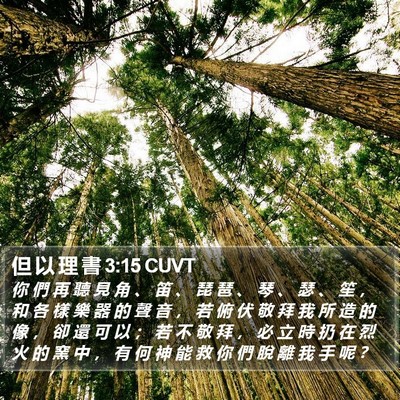 但 以 理 書 3:15 CUVT Bible Verse Image