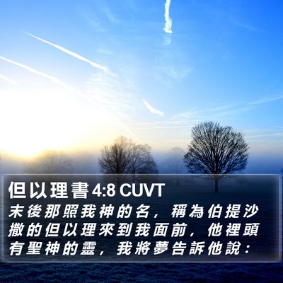 但 以 理 書 4:8 CUVT Bible Verse Image