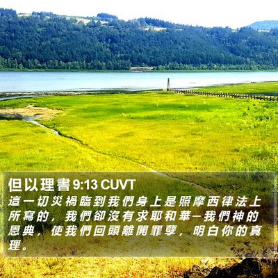 但 以 理 書 9:13 CUVT Bible Verse Image