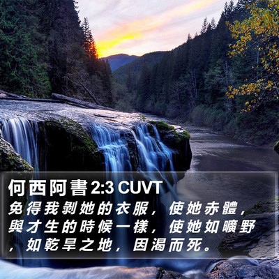 何 西 阿 書 2:3 CUVT Bible Verse Image