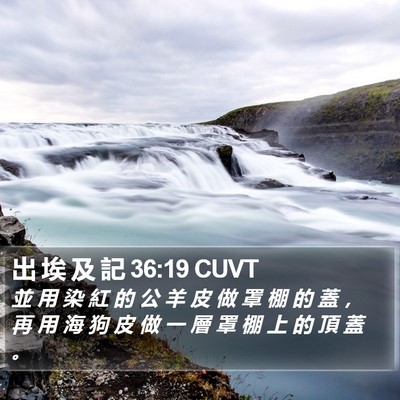 出 埃 及 記 36:19 CUVT Bible Verse Image
