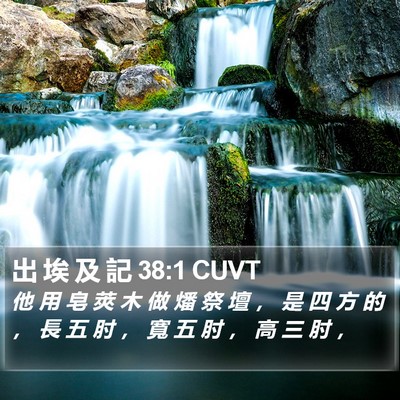出 埃 及 記 38:1 CUVT Bible Verse Image