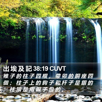 出 埃 及 記 38:19 CUVT Bible Verse Image